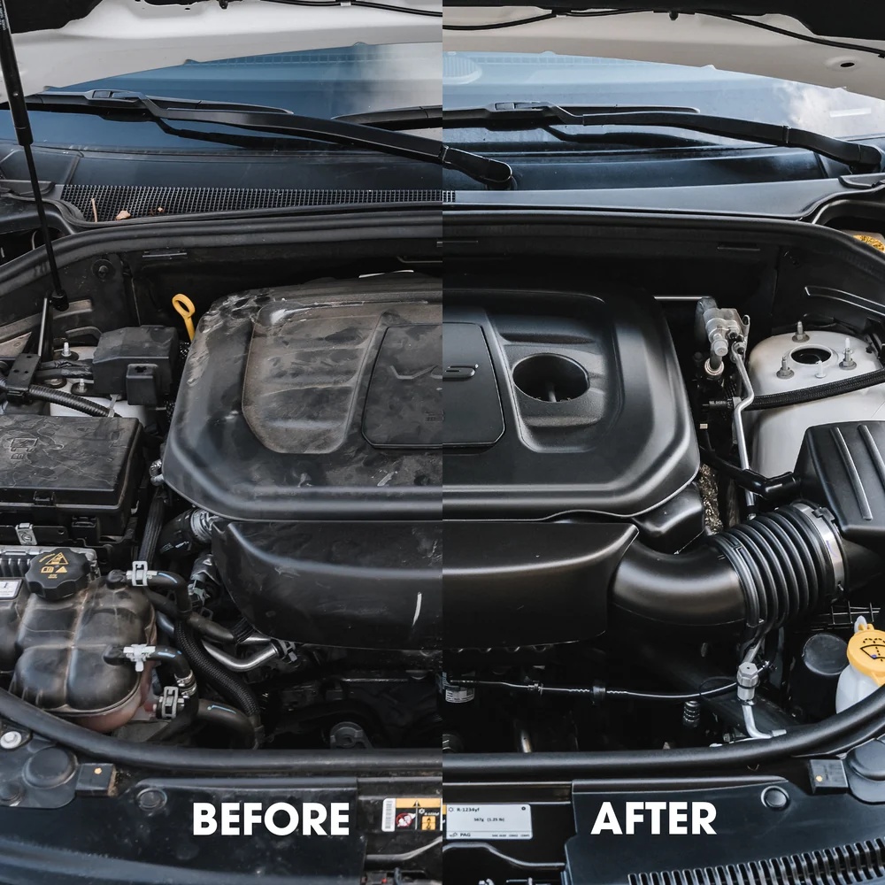 Engine bay detailing